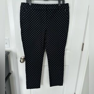 LOFT Polka Dot Marisa Skinny Pants